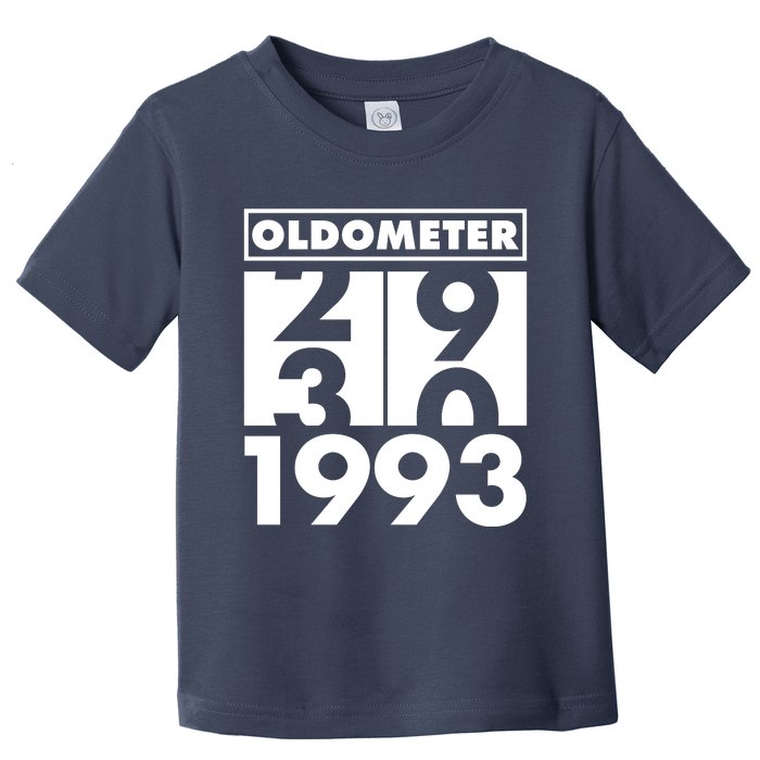 Funny Oldometer Made In 1993 30th Birthday Toddler T-Shirt