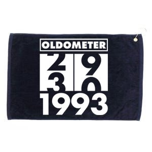 Funny Oldometer Made In 1993 30th Birthday Grommeted Golf Towel