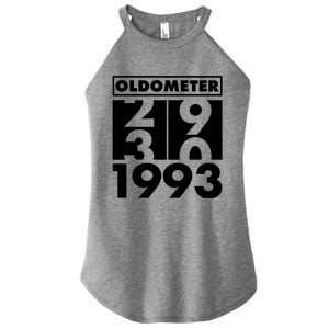 Funny Oldometer Made In 1993 30th Birthday Women's Perfect Tri Rocker Tank