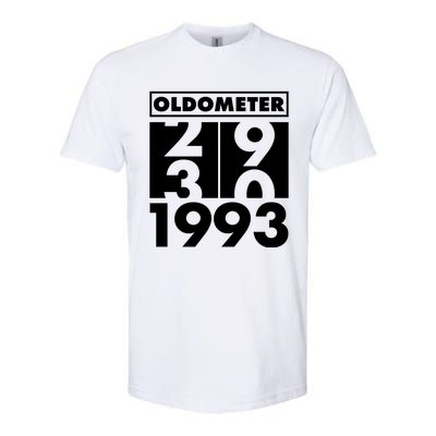 Funny Oldometer Made In 1993 30th Birthday Softstyle CVC T-Shirt