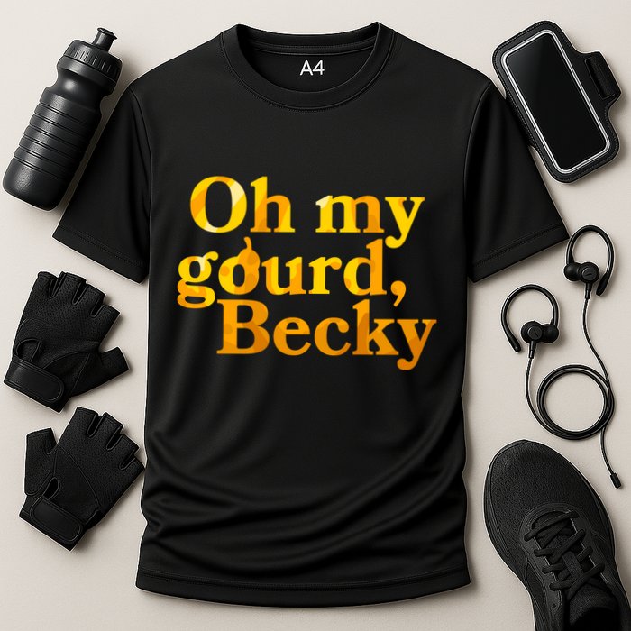 Funny Oh My Gourd Becky Cooling Performance Crew T-Shirt