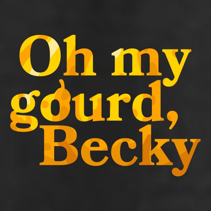 Funny Oh My Gourd Becky Adult Drive Performance Visor
