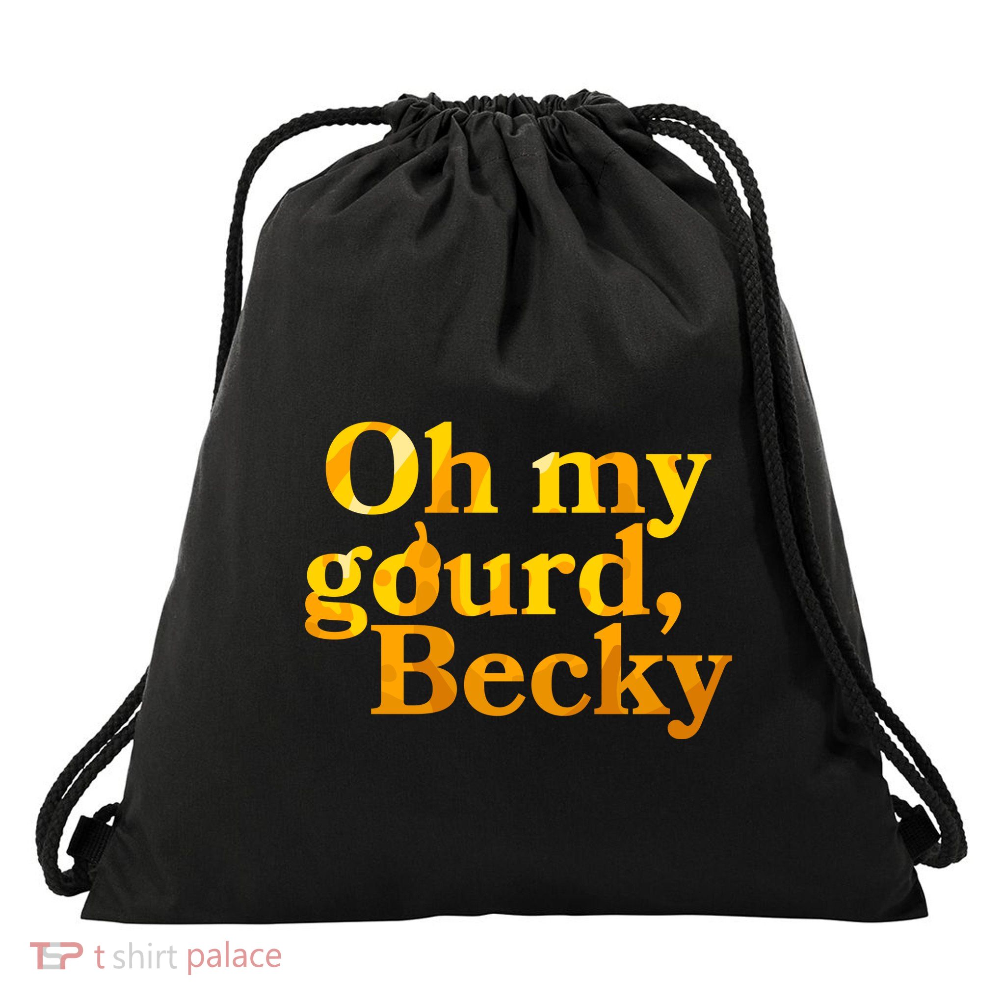 Funny Oh My Gourd Becky Drawstring Bag