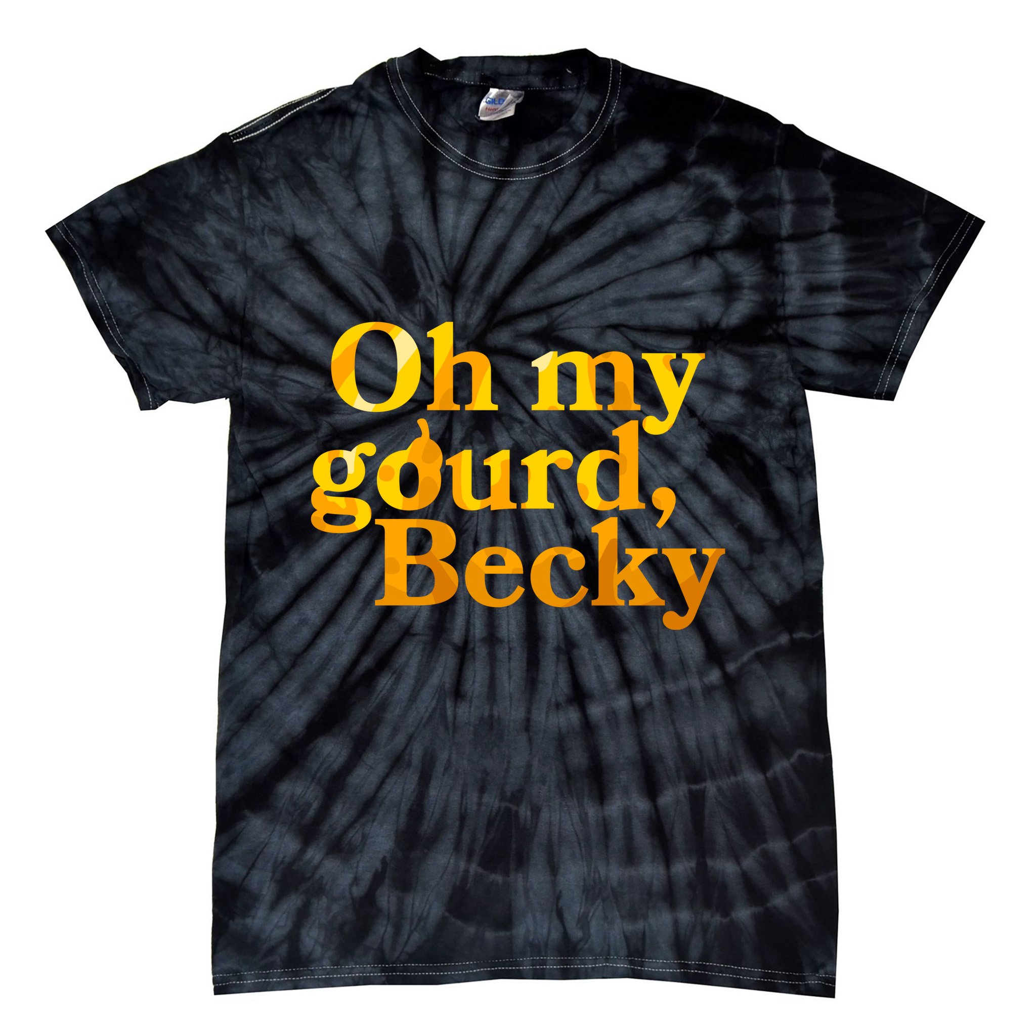 Funny Oh My Gourd Becky Tie-Dye T-Shirt