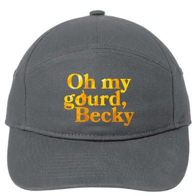 Funny Oh My Gourd Becky 7-Panel Snapback Hat