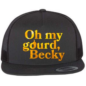 Funny Oh My Gourd Becky Flat Bill Trucker Hat