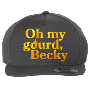 Funny Oh My Gourd Becky Wool Snapback Cap