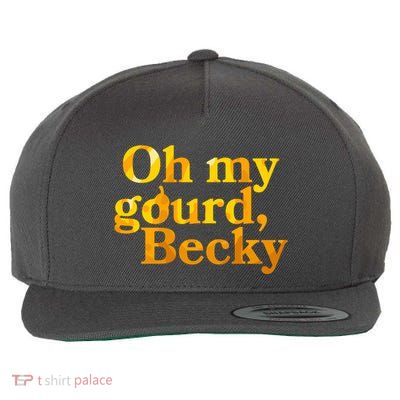 Funny Oh My Gourd Becky Wool Snapback Cap