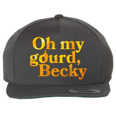 Funny Oh My Gourd Becky Wool Snapback Cap