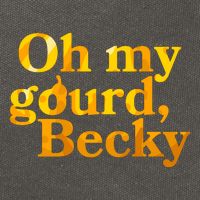 Funny Oh My Gourd Becky Cotton Canvas Backpack
