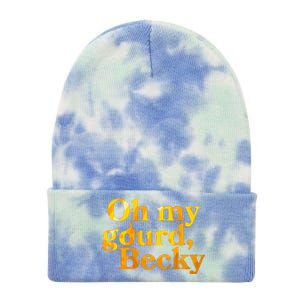 Funny Oh My Gourd Becky Tie Dye 12in Knit Beanie