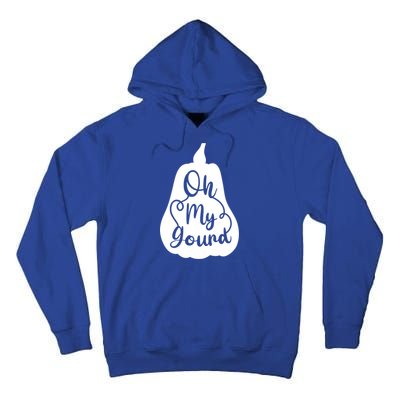 Funny Oh My Gourd Thanksgiving Fall Gift Tall Hoodie