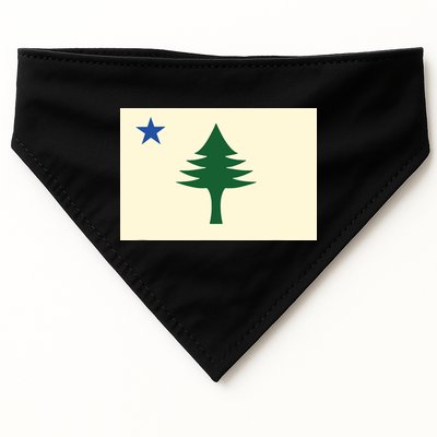 Flag Of Maine 1901 Maine State Flag Pine Tree State USA-Made Doggie Bandana
