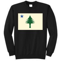 Flag Of Maine 1901 Maine State Flag Pine Tree State Sweatshirt