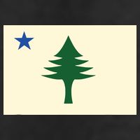 Flag Of Maine 1901 Maine State Flag Pine Tree State 15oz Campfire Ceramic Mug
