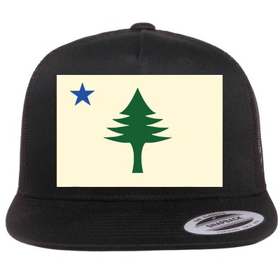 Flag Of Maine 1901 Maine State Flag Pine Tree State Flatbill Hat