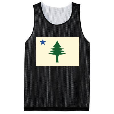 Flag Of Maine 1901 Maine State Flag Pine Tree State Mesh Reversible Basketball Jersey Tank