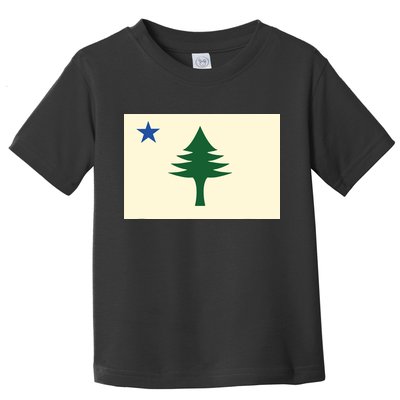 Flag Of Maine 1901 Maine State Flag Pine Tree State Toddler T-Shirt