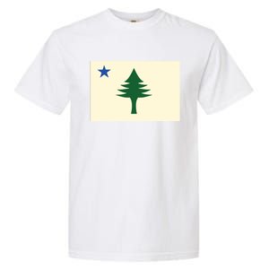 Flag Of Maine 1901 Maine State Flag Pine Tree State Garment-Dyed Heavyweight T-Shirt