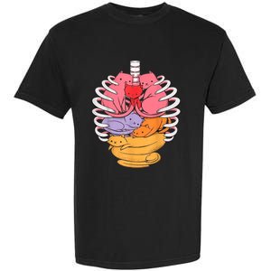 Funny Organs Made Out Of Cats Garment-Dyed Heavyweight T-Shirt