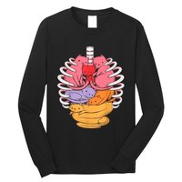 Funny Organs Made Out Of Cats Long Sleeve Shirt