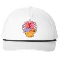 Funny Organs Made Out Of Cats Snapback Five-Panel Rope Hat