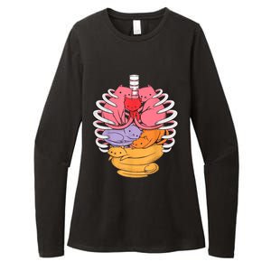 Funny Organs Made Out Of Cats Womens CVC Long Sleeve Shirt