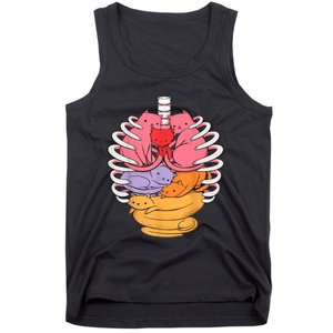 Funny Organs Made Out Of Cats Tank Top