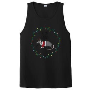 Festive Opossum Merry Crisis Merry Christmas PosiCharge Competitor Tank