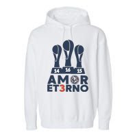 Funny Odiame Mas. America Tricampeon. Fans Garment-Dyed Fleece Hoodie