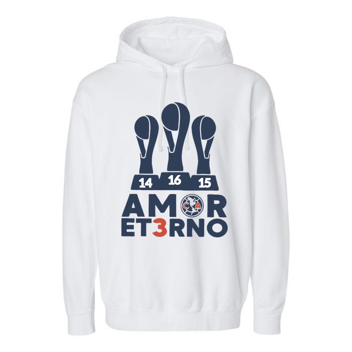 Funny Odiame Mas. America Tricampeon. Fans Garment-Dyed Fleece Hoodie