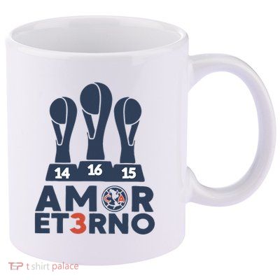 Funny Odiame Mas. America Tricampeon. Fans 11oz C Handle Ceramic Mug