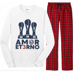 Funny Odiame Mas. America Tricampeon. Fans Long Sleeve Pajama Set