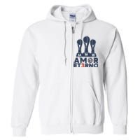 Funny Odiame Mas. America Tricampeon. Fans Full Zip Hoodie