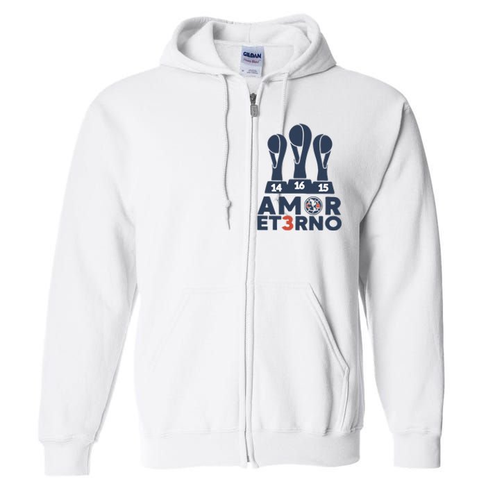 Funny Odiame Mas. America Tricampeon. Fans Full Zip Hoodie