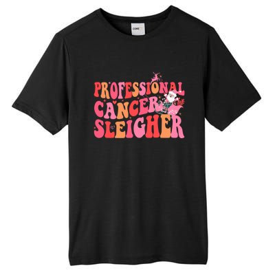 Funny Oncology Nurse Christmas Professional Cancer Sleigher Gift Tall Fusion ChromaSoft Performance T-Shirt