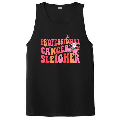 Funny Oncology Nurse Christmas Professional Cancer Sleigher Gift PosiCharge Competitor Tank