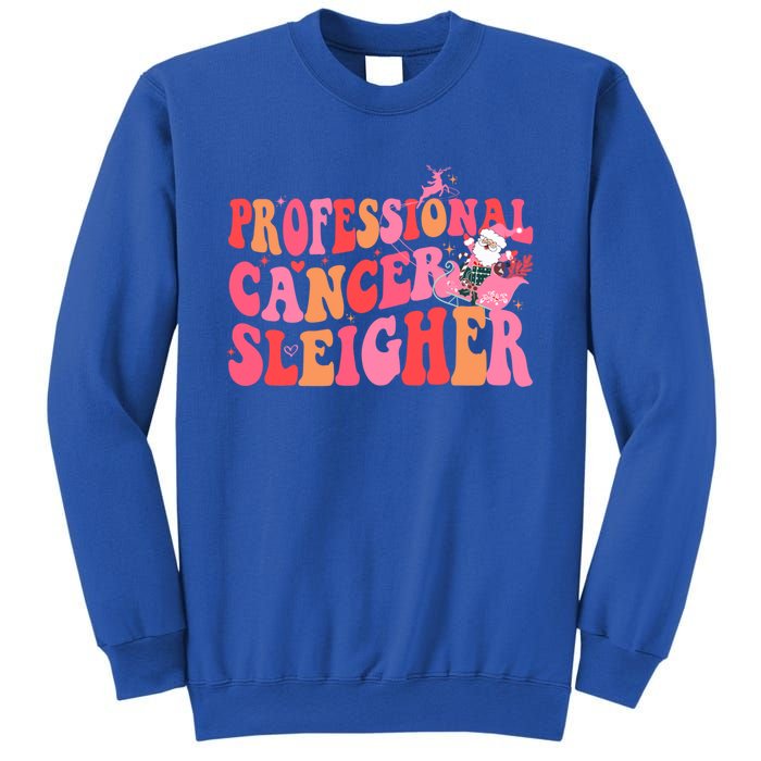 Funny Oncology Nurse Christmas Professional Cancer Sleigher Gift Sweatshirt