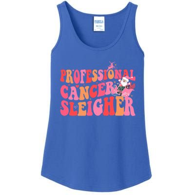 Funny Oncology Nurse Christmas Professional Cancer Sleigher Gift Ladies Essential Tank