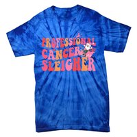 Funny Oncology Nurse Christmas Professional Cancer Sleigher Gift Tie-Dye T-Shirt