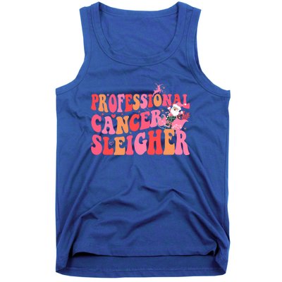 Funny Oncology Nurse Christmas Professional Cancer Sleigher Gift Tank Top