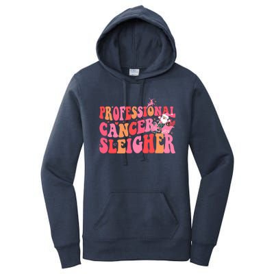 Funny Oncology Nurse Christmas Professional Cancer Sleigher Gift Women's Pullover Hoodie