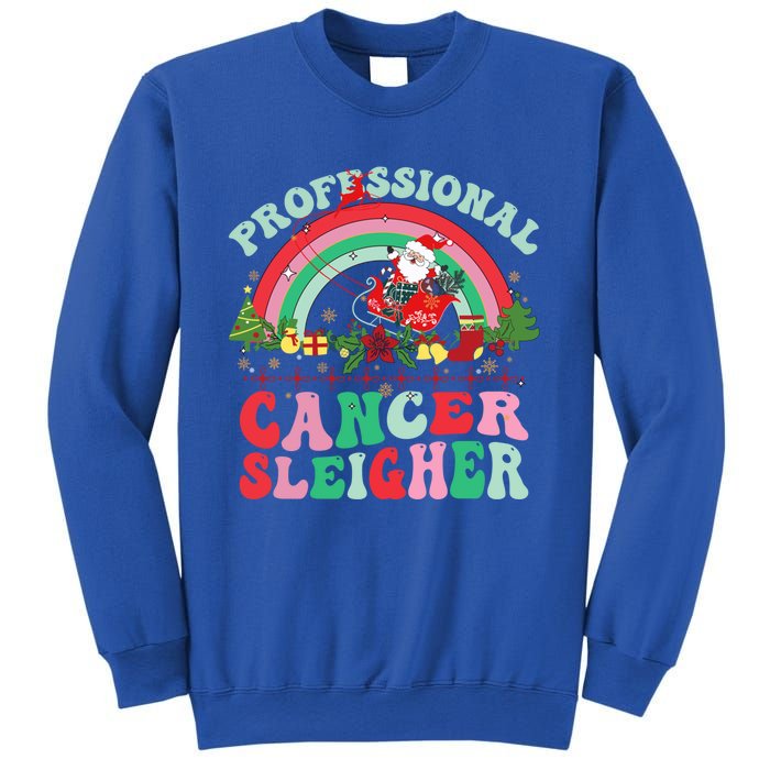 Funny Oncology Nurse Christmas Professional Cancer Sleigher Gift Sweatshirt