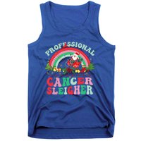 Funny Oncology Nurse Christmas Professional Cancer Sleigher Gift Tank Top