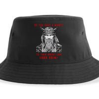 Funny Odin Norse God Viking Gift Sustainable Bucket Hat