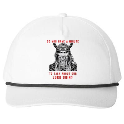 Funny Odin Norse God Viking Gift Snapback Five-Panel Rope Hat