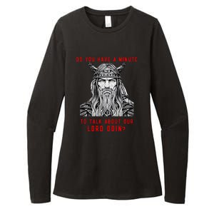 Funny Odin Norse God Viking Gift Womens CVC Long Sleeve Shirt