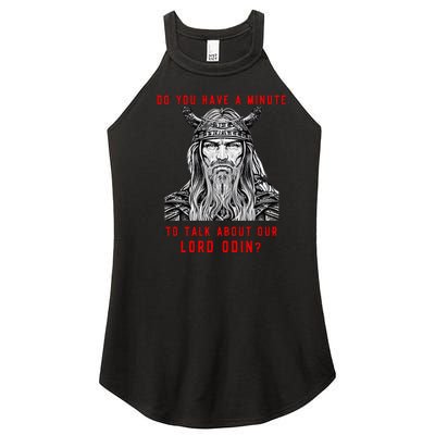 Funny Odin Norse God Viking Gift Women’s Perfect Tri Rocker Tank