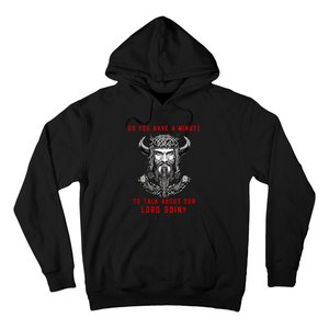 Funny Odin Norse God Viking Gift Hoodie