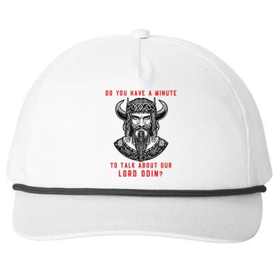 Funny Odin Norse God Viking Gift Snapback Five-Panel Rope Hat